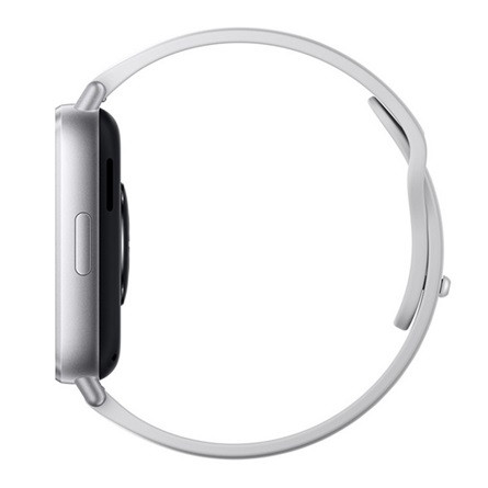 Xiaomi REDMI Watch 5 Active okosóra (szilikon szíj, aktivitásmérő, pulzusmérő, telefonhívás, vízálló, 140+ sport mód) EZÜST