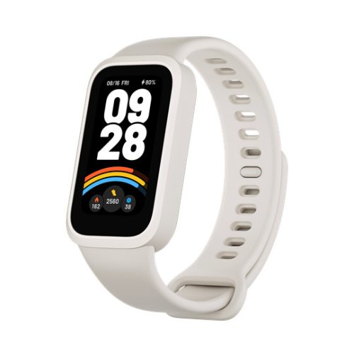 XIAOMI Smart Band 9 Active bluetooth okoskarkötő (v5.3, aktivitásmérő, alvásmonitor, 50 sport mód, vízálló) BÉZS