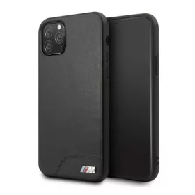   CG Mobile iPhone 11 Pro Max BMW M műanyag telefonvédő bőr hatású hátlap FEKETE