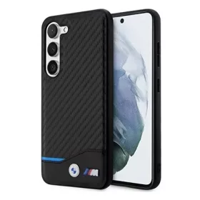   CG Mobile Samsung S23 Plus BMW LEATHER CARBON műanyag telefonvédő karbon minta FEKETE