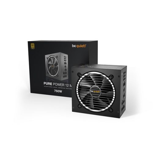 Be Quiet! Tápegység 750W - PURE POWER 12 M (80+ Gold, ATX3.0