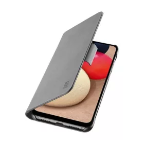   Cellularline Redmi 9T CELLULARLINE BOOK tok álló, bőr hatású FLIP, kártyazseb, FEKETE