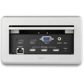   StarTech Conference Table Connectivity Box HDMI Displayport VGA -> HDMI F/F adapter szett ezüst-fekete