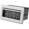 StarTech Conference Table Connectivity Box HDMI Displayport VGA -> HDMI F/F adapter szett ezüst-fekete