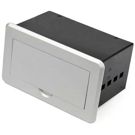 StarTech Conference Table Connectivity Box HDMI Displayport VGA -> HDMI F/F adapter szett ezüst-fekete