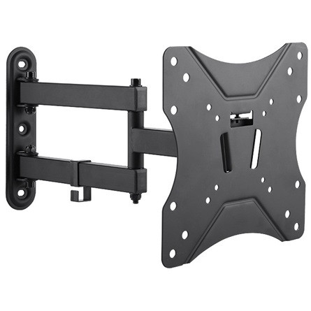 LogiLink TV wall mount, tilt -7.5/+7.5, swivel -90/90, 23–42", max. 25 kg