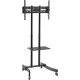 LogiLink TV stand cart, adjustable TV height, 37–70", max. 40 kg