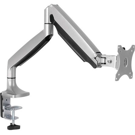 LogiLink Alumium monitor desk mount, tilt -90/+90, swivel -90/+90, level adjustment -90/+90, 13–27"