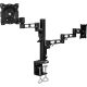 Logilink Dual Monitor Desk mount, up to-26", separate height adjustment