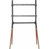 Logilink TV Floor stand, 4 walnutwood legs, 49"-70"