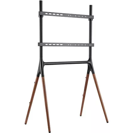 Logilink TV Floor stand, 4 walnutwood legs, 49"-70"