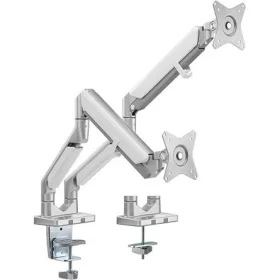   Delock Logilink Dual Monitor mount, 17"-32", aluminum, gas spring, curved screens