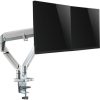 Delock Logilink Dual Monitor mount, 17"-32", aluminum, gas spring, curved screens