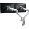 Delock Logilink Dual Monitor mount, 17"-32", aluminum, gas spring, curved screens