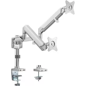   Delock Logilink Dual Monitor mount, 17"-32", aluminum, gas spring, curved screens, pole