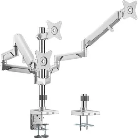   Delock Logilink Triple Monitor mount, 17"-27", aluminum, gas spring, curved screens, pole