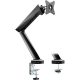 Delock Logilink Monitor mount, 17"-32", Gaming, aluminum, w/hub & lighting