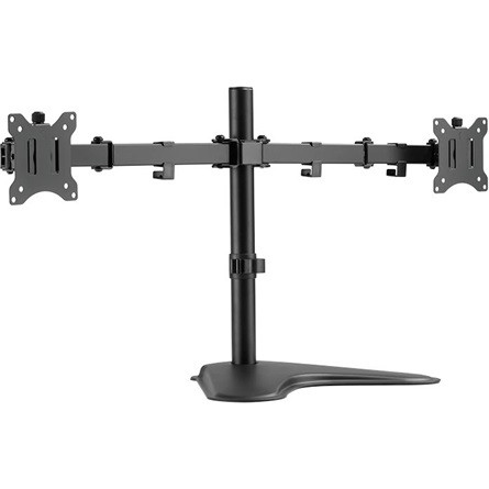 Delock Logilink Dual Monitor stand, 17"-32", steel,  360° VESA plate