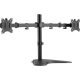 Delock Logilink Dual Monitor stand, 17"-32", steel,  360° VESA plate