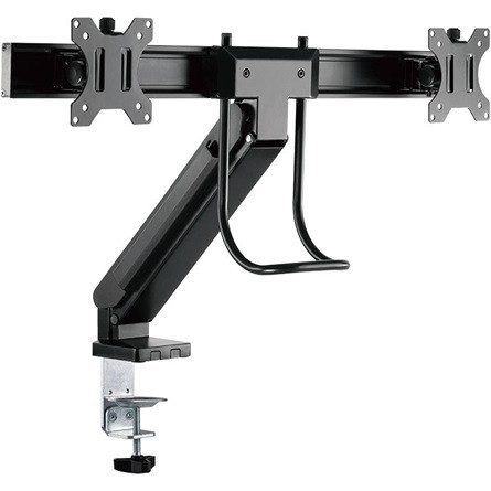 Delock Logilink Dual Monitor mount, 17"-27", steel, space-saving