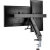 Delock Logilink Dual Monitor mount, 17"-27", steel, space-saving