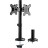 Logilink Dual Monitor mount, 17"-32", steel, articulating