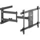 Delock Logilink TV Wall mount, 37"-80", tilt +3°-15°,swievel +-90°, 620mm