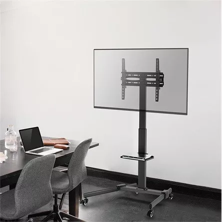 Delock Logilink Display cart, 32"-55", height adjustable, black