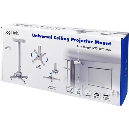 Delock Logilink Projektor tartó, mennyezeti, univerzális, 89
