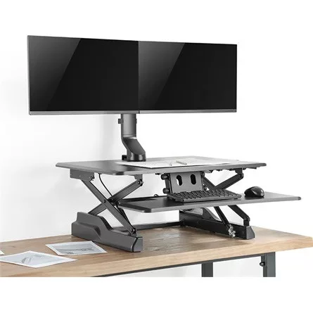 Logilink monitortartó, 17 27 hüvelykes alumínium, ívelt képe