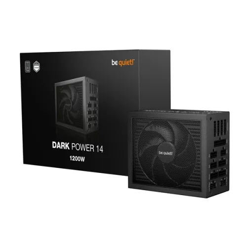 Be Quiet! Tápegység 1200W - DARK POWER 14 (80+ Titanium, ATX3.1, PCIe5.1, moduláris, fekete)