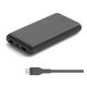 BELKIN BOOST CHARGE vésztöltő 2 USB+Type-C aljzat 20000mAh, gyorstöltő + Type-C kábel, FEKETE