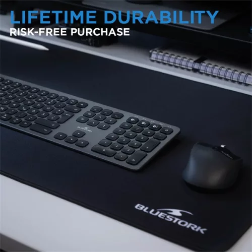 Bluestork Egérpad - BS-PAD-XXL (900x450x2mm, fekete)