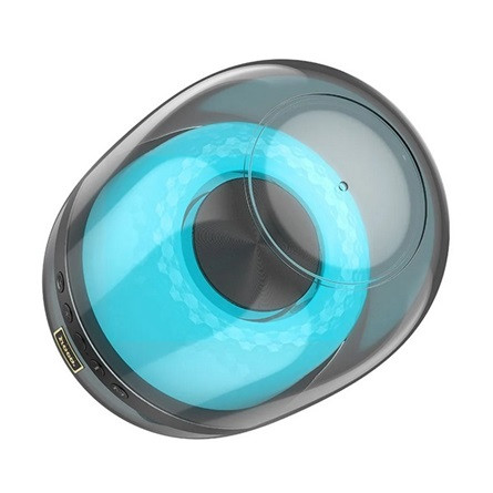 HOCO BS58 bluetooth hordozható hangszóró v5.1, LED világítás, FEKETE