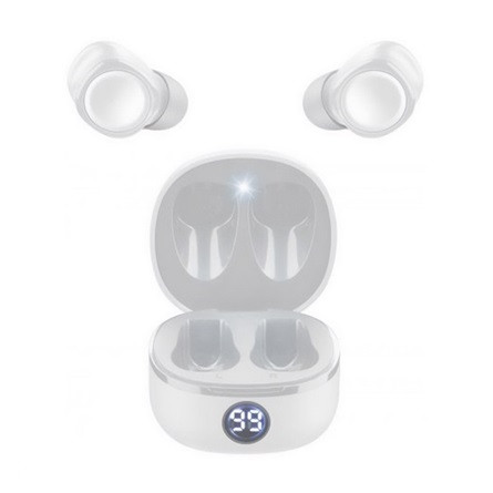 CELLULARLINE EVADE 2 Bluetooth fülhallgató SZTEREO v5.0, LED töltésjelző + töltőtok, FEHÉR