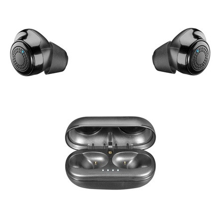 CELLULARLINE PETIT Bluetooth fülhallgató SZTEREO v5.0, aktív zajszűrő + töltőtok, FEKETE