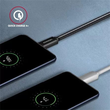 Axagon BUCM3-CM10AB USB-C 3.2 Gen1 - USB-C 3.2 Gen1 M/M adatkábel 1m fekete