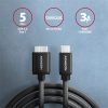 Axagon BUMM3-CM10AB USB-B 3.0 micro - USB-C 3.2 Gen1 M/M adatkábel 1m fekete