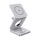 BLITZWOLF iPhone 8 4.7 BLITZWOLF BW-IW30 asztali töltőállvány 3in1 20W, Apple Watch töltő, EZÜST