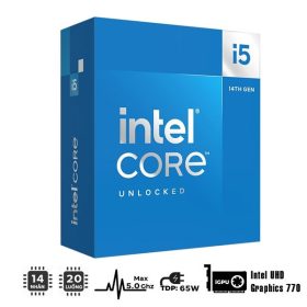   Intel Processzor - Core i5-14500 (2600Mhz 24MBL3 Cache 10nm 65W skt1700 Raptor Lake) BOX