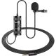Boya BY-M1 Pro II Universal Lavalier mikrofon fekete