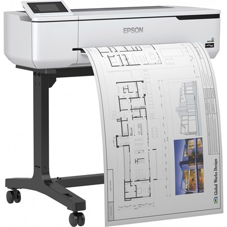 EPSON Tintasugaras Plotter - SureColor SC-T5100 (A0, színes, 2400x1200 DPI, USB/LAN/Wifi/Wifi direct)