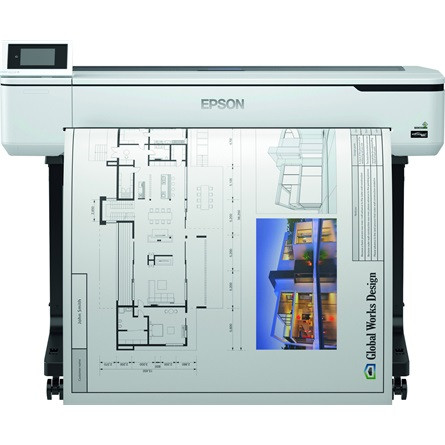 EPSON Tintasugaras Plotter - SureColor SC-T5100 (A0, színes, 2400x1200 DPI, USB/LAN/Wifi/Wifi direct)