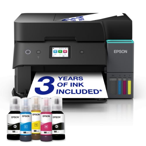Epson EcoTank L6390 színes tintasugaras A4 MFP, ADF, duplex, LAN, WIFI, fekete