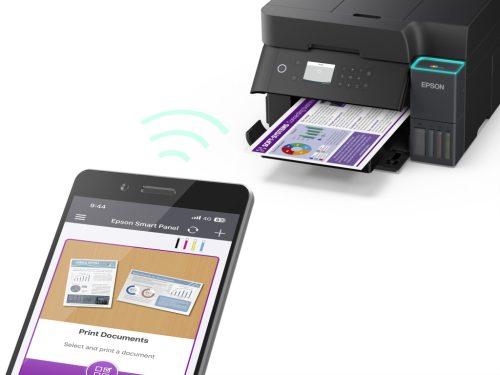 Epson EcoTank L6370 színes tintasugaras A4 MFP, ADF, duplex, LAN, WIFI, fekete