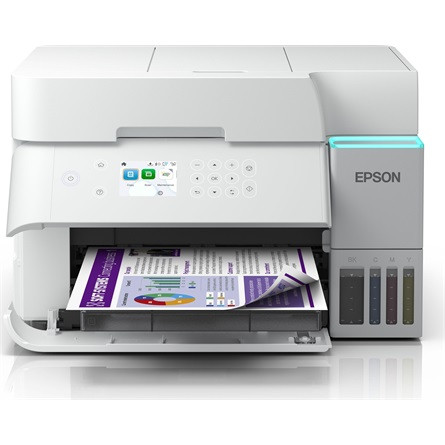 Epson EcoTank L6376 színes tintasugaras A4 MFP, ADF, duplex, LAN, WIFI, fehér