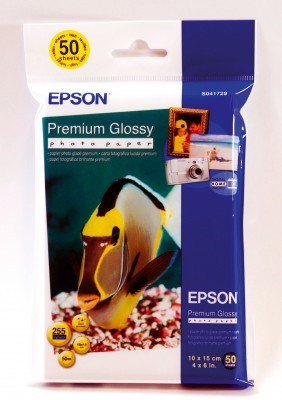 Epson Premium Semigloss Photo Paper, 100 x 150 mm, 251g/m?, 50 Sheets