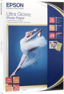 Epson Ultra Glossy Photo Paper, 100 x 150 mm, 300g/m?, 20 Sheets