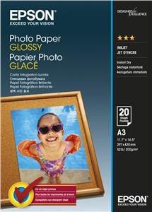 Epson Photo Paper Glossy A3 20 sheets