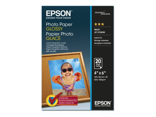 Epson Photo Paper Glossy 10x15cm  20 sheet